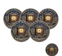 100th Anniversary Birth of Television Commemorative Coin (1926-2026), Centennial Broadcasting History Collectible, Unique Science & Tech Gift for History Enthusiasts (5pcs)