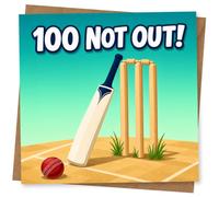 100th Birthday Card for Him, Funny Design