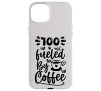 100th Birthday Classic 100 Fueled By Coffee Age One Hundred Case for iPhone 15 Plus