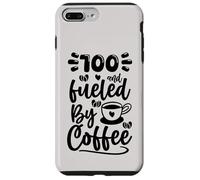 100th Birthday Classic 100 Fueled By Coffee Age One Hundred Case for iPhone 7 Plus/8 Plus