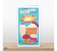 100th Birthday You're A hundred And Thousand! (Years Old) - Funny 100th Card