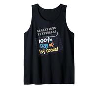 100th Day of 1st Grade Teacher First Grade Student Tank Top