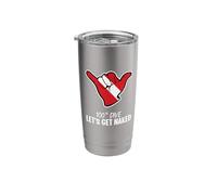 100th Dive for Divemaster | Funny Scuba Diving Stainless Steel Insulated Tumbler