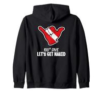 100th Dive for Divemaster | Funny Scuba Diving Zip Hoodie