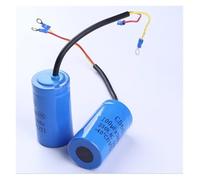 100UF 250V AC Starting Capacitor For Heavy Duty electronic starter Air Compressor Red Yellow Two Wires BIANMTSW