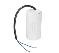 100uFCBB60 Capacitor Run 250V AC 2 Wires 50/60Hz Cylinder 93x49mm White for Air Compressor Water Pump Moto