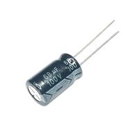 100V 10-2200UF 10x13mm Aluminum Electrolytic Capacitors 50Pcs(100v100 10x17 10pcs)