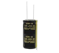 100V 2200UF Capacitor 22x40mm(0.86x1.57in) High Frequency Aluminum Electrolytic Capacitors MQXFCZUX