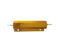 100W 1 Ohm Resistor 5% Aluminum Housing Resistor Wirewound Chassis Mounted Aluminum Case Load Resistors Gold Tone