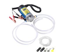 100W 12V Diesel Pump Oil Transfer Extractor, Low Noise 4L/min Fluid Siphon Pump, Work with Diesel and Engine Oil, Fit for Cars, Motorcycles, Boats