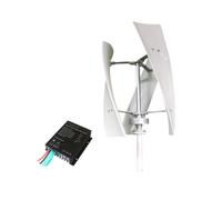 (100w 12V System with Controller) Wind Turbine Vertical Axis Generator Kit Off Grid Power Battery Charger