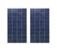 (100w 2 pack ) Solar Panels Premium Quality PV Poly Photovoltaic Panel connector Boat Caravan