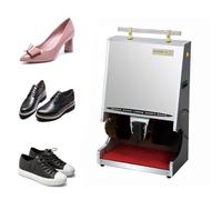 100W Automatic Shoe Polisher, Automatic Induction Shoe Polishing Machine, 100ml Oil Cup Capacity, Stainless Steel Multifunctional Electric Mechanical Sole Cleaning Machine, for Sales Center