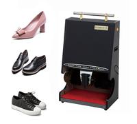100W Automatic Shoe Polisher, Automatic Induction Shoe Polishing Machine, 100ml Oil Cup Capacity, Stainless Steel Multifunctional Electric Mechanical Sole Cleaning Machine, for Sales Center