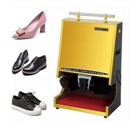 100W Automatic Shoe Polisher, Automatic Induction Shoe Polishing Machine, 100ml Oil Cup Capacity, Stainless Steel Multifunctional Electric Mechanical Sole Cleaning Machine, for Sales Center