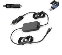 100W Car Laptop Charger 12V/24V Compatible with HP, Lenovo, ASUS, Thinkpad | USB C power adapter compatible with MacBook, Samsung, Dell, Acer, Huawei,Xiaomi& most universal type c devices with dual port