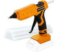 100W Cordless Hot Glue Gun for Dewalt 18V XR li-ion Battery, Upgraded Glue Gun for Crafting with 11mm Glue Sticks, Quick Heating, Anti-Drip Nozzle for DIY, Repair (Tool Only, NO Battery, NO Charger)
