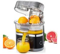 100W Electric Juicer Machine - 500ml Twin Citrus Juice Maker with 18000 RPM Motor, Easy to Clean & Dishwasher-Safe Parts for Fresh Hand Pressed Orange Juice