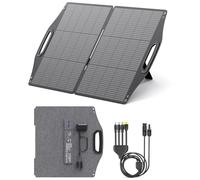 100W ETFE Solar Panel, BigBlue Solarpowa100 Folding Solar Panels(24V/4.16A) with Kickstands for Cellpowa 600 Power Station, IP68 Waterproof, Portable Solar Charger for Camping,Van,Hurricane Season