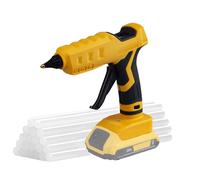 100W Hot Glue Gun Cordless for Dewalt 18V XR li-ion Battery Powered Full Size 11mm Sticks (Tool Bare, no Battery, no Charger)