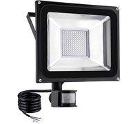 100W LED Flood Lights Outside, PIR Sensor Security Lamp Fixtures, 8000 Lm 3200K Warm White Work Lighting, IP65 Waterproof Garden Wall Light for Outdoor Roads (Color : 1