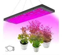 100W LED Plant Grow Light for Indoor Plants with Red Blue IR UV Light Full Spectrum Panel Grow Lamp for Seedlings Veg Flower Seeding Vegetable Flower Succulents Seedlings
