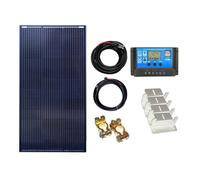 100w Mono Solar Panel Kit - 12V/24V - PWM Controller