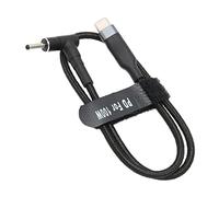 100W PD USB Type C Male Input to DC 3.0mm x 1.1mm Male Power Charging Cable for Laptop Notebooks, Litz Wire, Dual Chip, Notebook Charging Cable for R11 C720 C720P C730E C738T(JD0612-1.5 (1.5 meters))