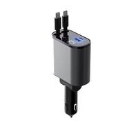 100W Retractable Car Charger Port USB C PD Fast Charging Adapter 05
