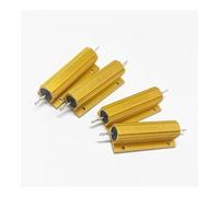 100W RX24 Aluminum Power Metal Shell Case Wirewound Resistor 0.01~100K 0.1 0.5 1 2 4 6 8 10 20 100 150 200 300 500 1K 10K ohm,1pcs BIANMTSW(30K)
