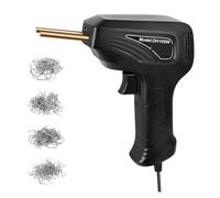100W Second Generation Plastic Welding Gun Planting Nails Crack Welding Thermal Cutting Welding Rapid Heating Professional Powerful(Black)