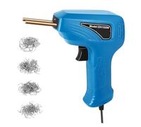 100W Second Generation Plastic Welding Gun Planting Nails Crack Welding Thermal Cutting Welding Rapid Heating Professional Powerful(Blue)