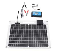 100W Solar Panel Car Battery Charging Double USB Port 12V 24V Output with Intelligent Controller for Vehicles Phones Charging Solar Panel Car Battery Charger