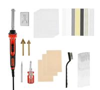 100W Soldering Iron Kit Fast Heating Welder Soldering Iron Gun Adjustable Temperature Display Welder Surface Repair Tool Welder Repair Kit for Car Bumper Surface Repair