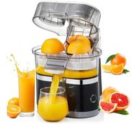 100W Twin Citrus Juice Maker, Electric Juicer Machine 500ml, Automatic Dual-Head Juicer Machine, with 18000 RPM Motor, Fresh Hand Pressed Orange Juice Maker for Whole Fruit