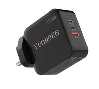 100W USB C Charger, 3-Port GaN Charger, PD3.0 PPS USB C Plug Fast Wall Charger Compatible with MacBook Pro/Air, Pixelbook, ThinkPad, XPS, iPad Pro, Galaxy S23/S22, iPhone 16/16Pro/15/15 Pro, Laptops