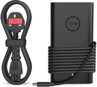 100W USB C Laptop Charger Compatible for Dell Precision 5480 5680 5690 5490 3480 3580 3581 Latitude 9440 7640 7340 5340 5440 5540 XPS 9440 Inspiron 14 16 7430 7640 Type C AC Adapter Power Supply Cord