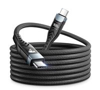 100W USB C to USB C, Fast Charging Cable 3M Long Type C Cable C to C Charger Fast Charg Lead Usbc to Usbc for iPhone 16 15 Pro Max Plus MacBook iPad Pro/Air Samsung Galaxy S23/S22/S21 Google Pixel