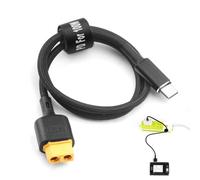 100W USB-C to XT60 Charging Cable, 1.65 Foot Long High Performance Cable with PD 100W Max for Drones, Solar Batteries and More - Compatible with Tool-kitrc M7, M6, M6D, M8S Chargers