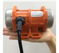100W Vibration Motor, 220V 50Hz AC Vibrator with IP65 Rating, Low Noise Under 65dB for Mining and Construction, Orange