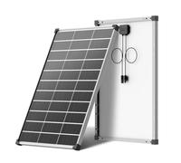 100Waat Solar Panel N-Type 25.6% High Efficiency Stable&Durable | High-strength aluminum frame, IP68 , 2400Pa wind & 5400Pa snow, -40°F to 185°F, sturdy for RV, boat, cabin & off-grid