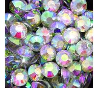 100x 1000x Rhinestones Nails Mix Sizes Gems Art Flat Back AB Decoration Jewels Crystals Cabochon Acrylic Face Craft Pick up Tweezer Picker 4mm 5mm 6mm 8mm 10mm 12mm 13mm 14mm 15mm (100x 6mm Round)