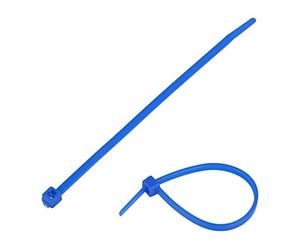 100X 111-00659 Cable Ties L: 100mm W: 2.5mm Blue E/TFE 80N Ømax: 22mm UL94V-0 H