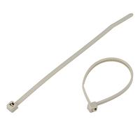 100X 116-01818 Cable Ties L: 100mm W: 2.45mm Grey Polyamide 80N Ømax: 22mm BR...