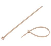 100x 118-00032 cable ties L: 145mm W: 3.4mm beige PEEK 230N Ømax: 35mm HELLERMA