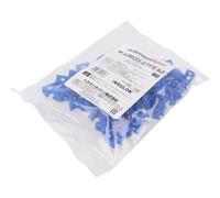 100x 151-00653 holder E/TFE UL94V-0 blue B. cable ties: 6.4mm L: 17.8mm HELLERMA