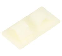 100X 151-13606 Self Adhesive Holder ØBundle: 8mm Polyamide Natural L: 25mm U