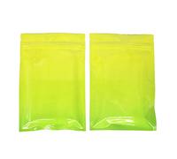 100x 2 Tone Gripseal Bags Zip Seal Lock Flat Pouch BPA Free For Food Packaging Heat Seal-able(12x18CM (4.7x7.0 inch),100)
