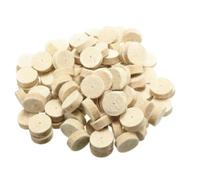 100x 25mm Wool Felt Polishing Buffing Round Wheel Tool + 2 Shank For Use