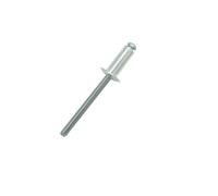 100x 3.2 x 4mm Dome Head Blind Pop Rivet Aluminium Body Steel Mandrel